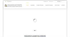 Desktop Screenshot of fashionantidote.com