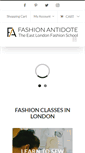 Mobile Screenshot of fashionantidote.com