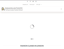 Tablet Screenshot of fashionantidote.com